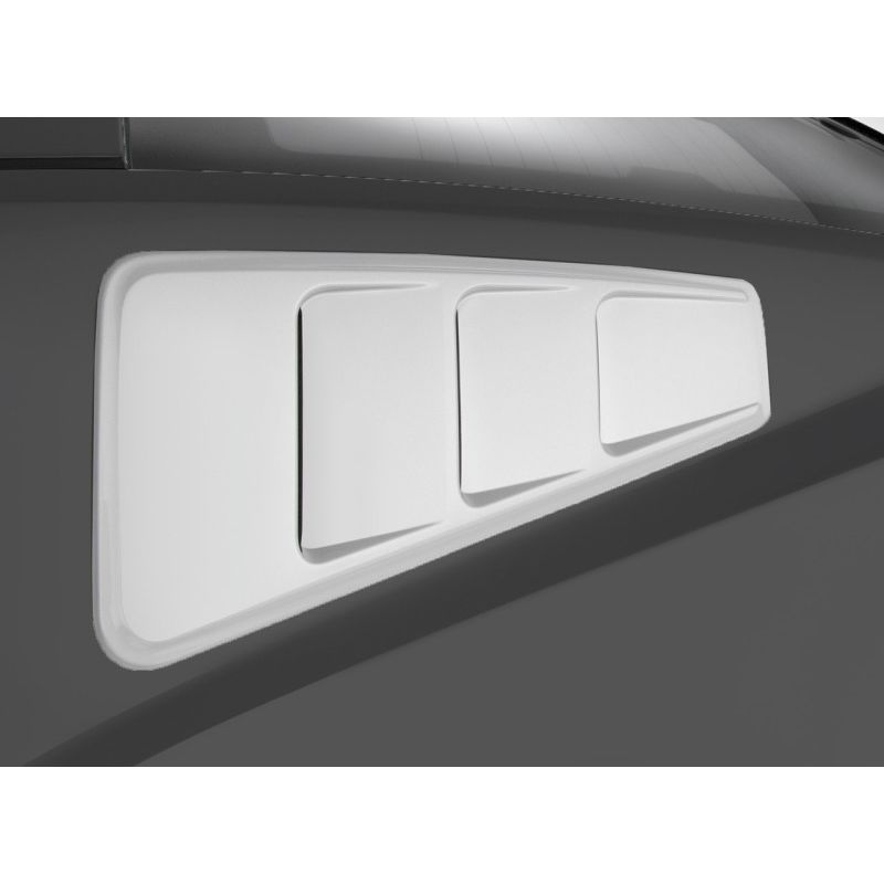 ROUSH 2010-2014 Ford Mustang Unpainted Quarter Window Louver Kit