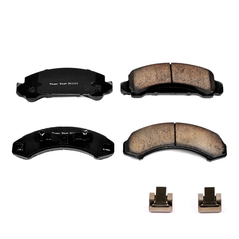 PowerStop 17-249 PowerStop - Z17 Low-Dust Ceramic Brake Pads with Hardware