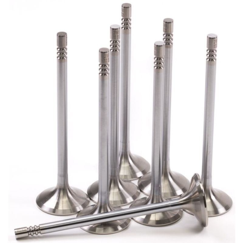 GSC Power Division 2161-8 GSC P-D Ford Mustang 5.0L Coyote Gen 3 32mm Head (STD) Chrome Polished Exhaust Valve - Set of 8