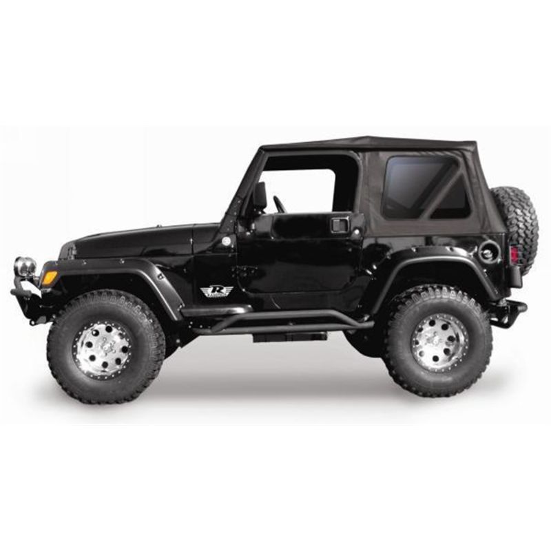 Rampage 68835 1997-2006 Jeep Wrangler(TJ) Complete Top - Black Diamond