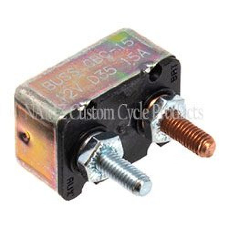 NAMZ NCB-1501 Universal 15-AMP Circuit Breaker 10/32in. Studs - Single (OEM 74589-73)