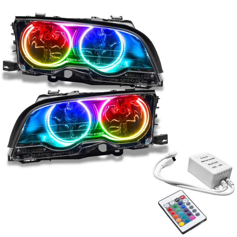 Oracle Lighting 8113-504 Pre-Assembled Headlights, Halogen, ColorSHIFT(tm) - Simple