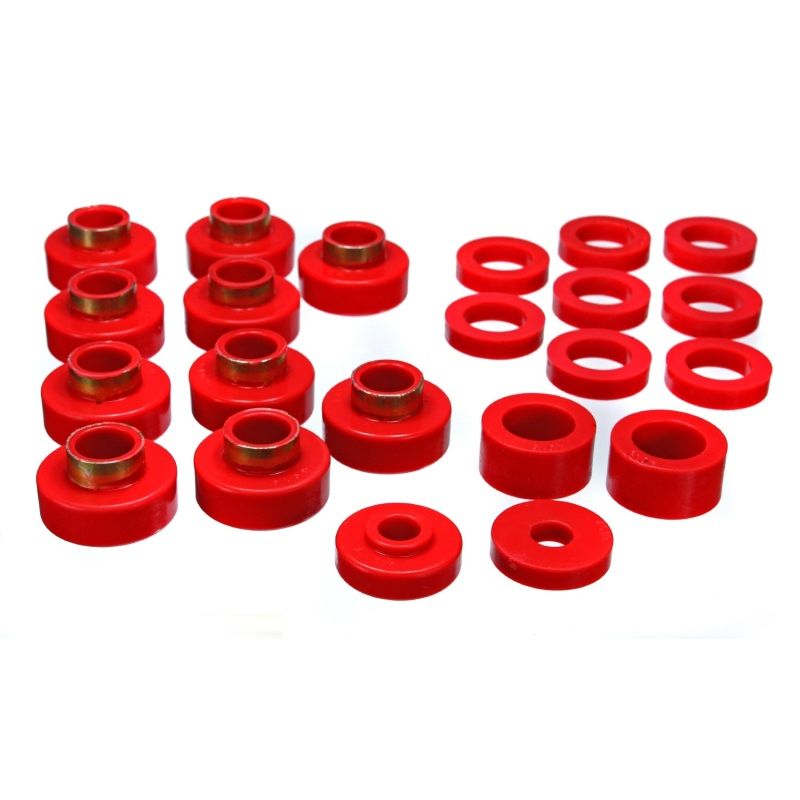 Energy Suspension 2.4102R Cj5-7 Body Mounts - Red