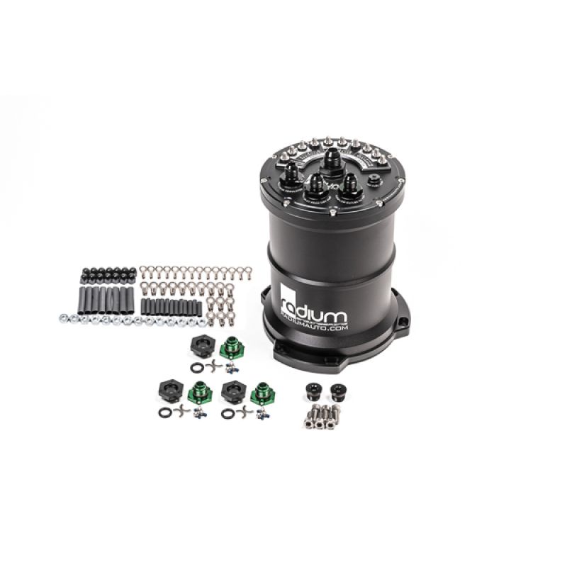 Radium Engineering 20-1441 Radium Multi-Pump Fuel Surge Tank Fits Bosch BR540 / Deatschwerks DW400 (Pumps Not Included)