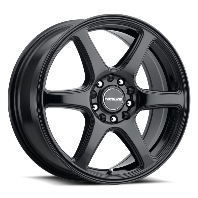 Raceline 146B Matrix 15x7in / 5x110/5x115 BP / 40mm Offset / 72.62mm Bore - Gloss Black Wheel