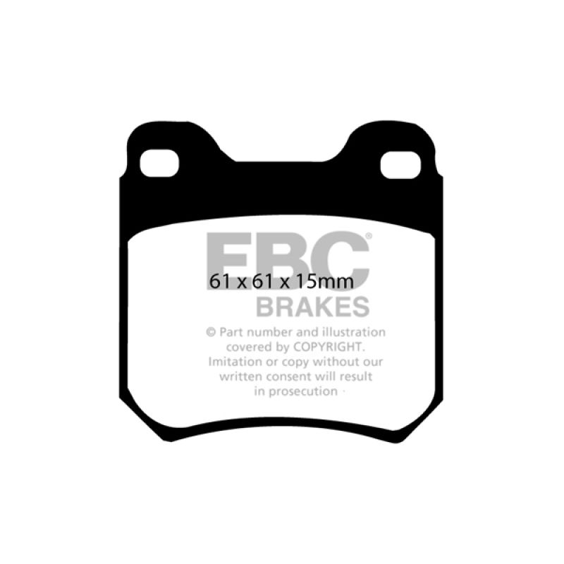 EBC UD709 97-01 Cadillac Catera 3.0 Ultimax2 Rear Brake Pads