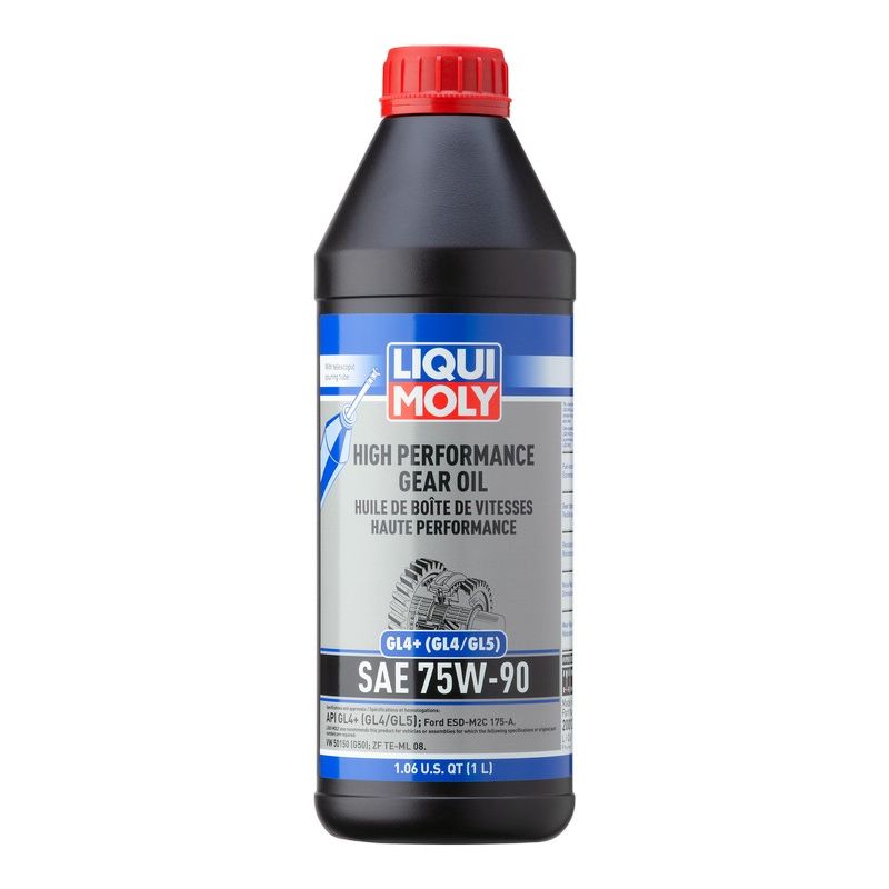 LIQUI MOLY 20012 High Performance Gear Oil (GL4+) SAE 75W-90