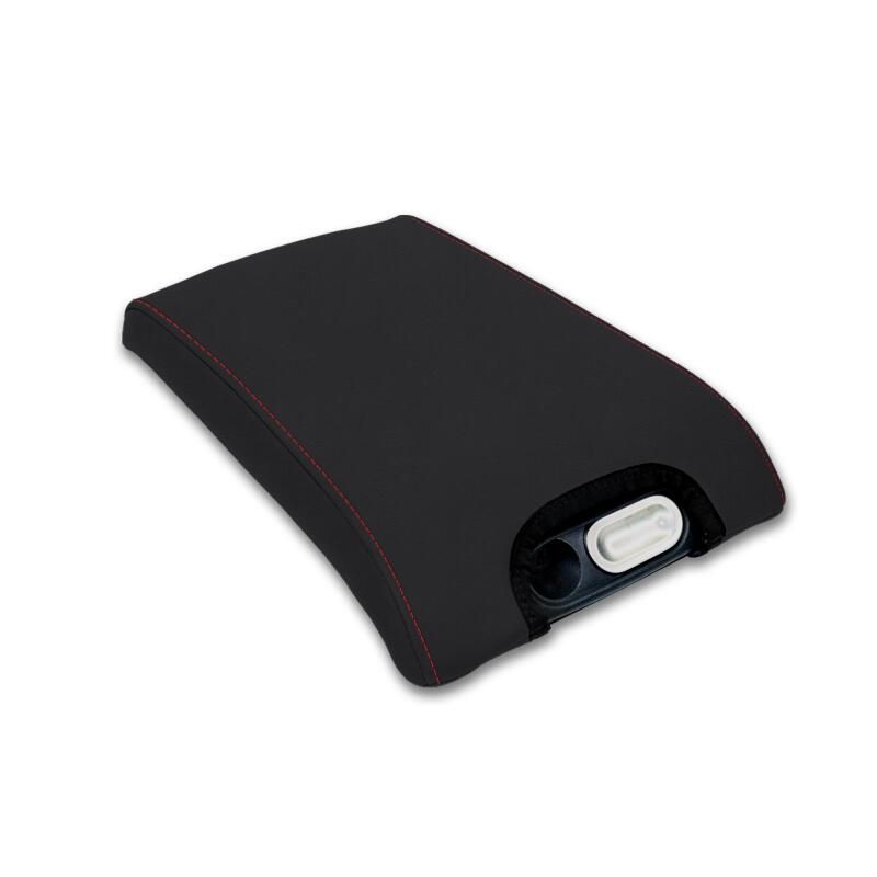 PRP Seats B107-01 PRP 10-14 Ford Raptor Center Console Cover - Black with Red Stitch