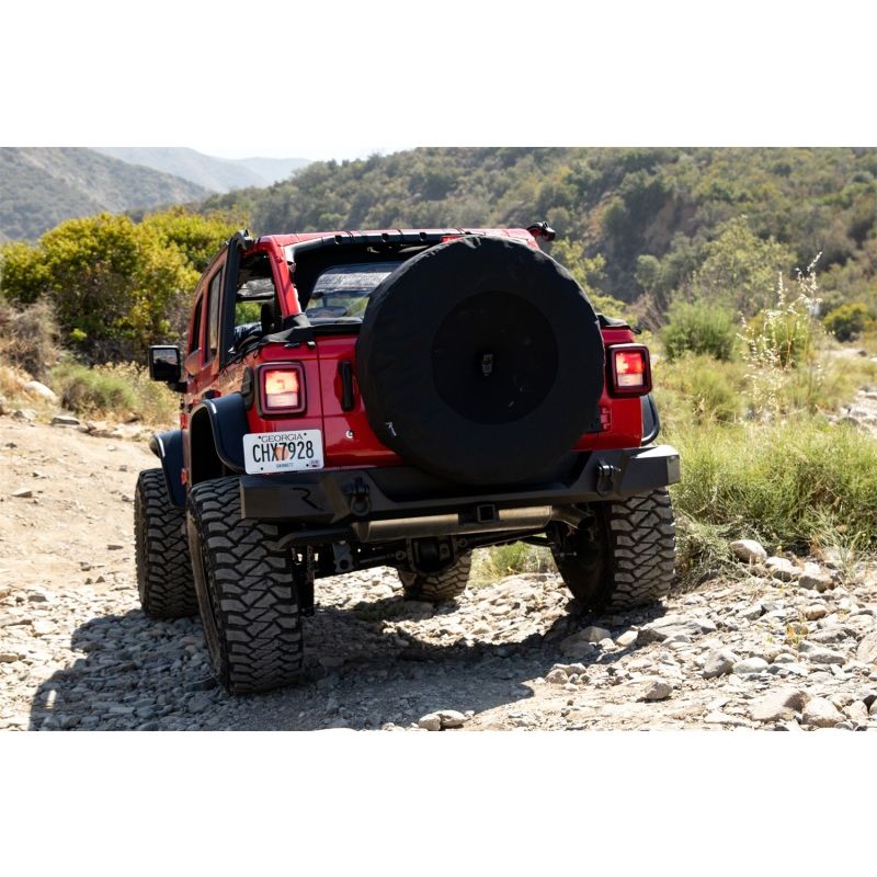 Rampage 773575 2018-2019 Jeep Wrangler(JL) Sport 2-Door Tire Cover w/Camera Slot 37in - Black