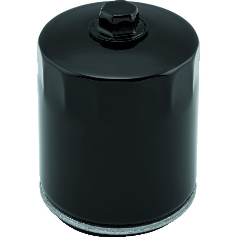 TwinPower 603615 Twin Power Twin Cam and M8 Black Oil Filter With Nut Replaces H-D 63798-99 with Backflow Valve