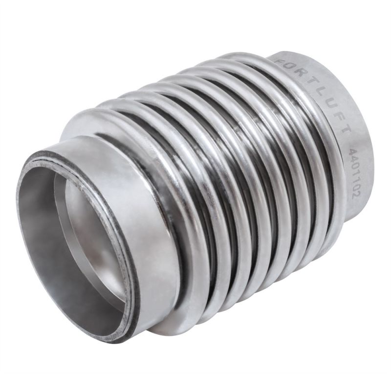 FORTLUFT 4401102 Flex Connector Bellows Stainless Steel, 1.50''x2.75''/38x70mm