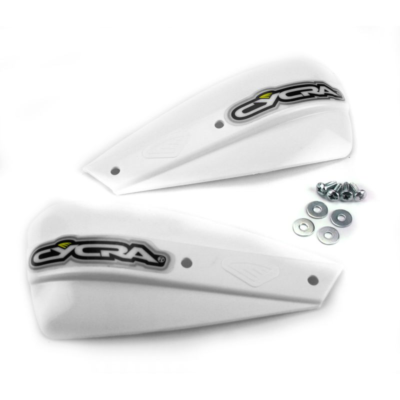 Cycra 1CYC-1115-42 LowP rofile Enduro Handshield - White