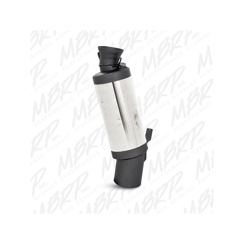 MBRP Exhaust 2110312 Race Muffler; Bolt-on Design; Packed Muffler.