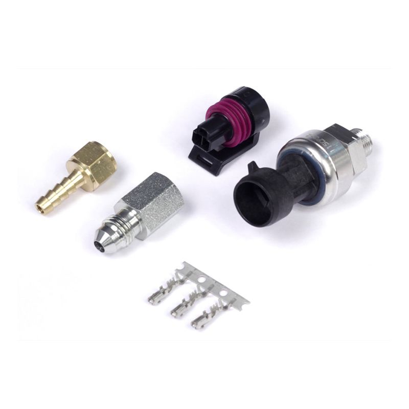 Haltech HT-010130 7 Bar TI MAP Sensor 1/8 NPT w/Plug & Pins/-4 AN & 5mm Hosetail Adaptors