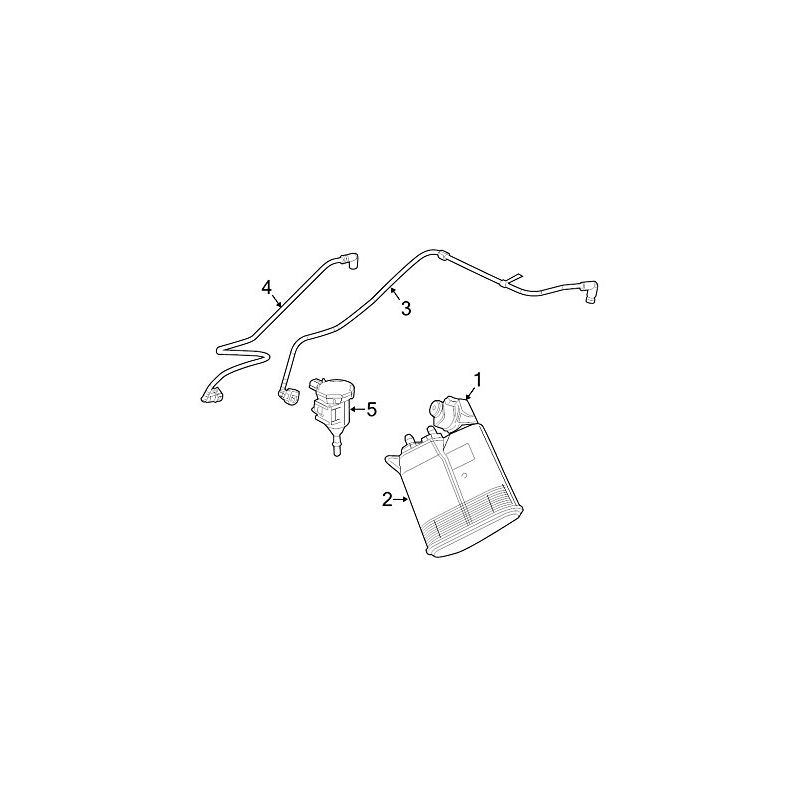 Mopar 68038008AE HOSE, Purge