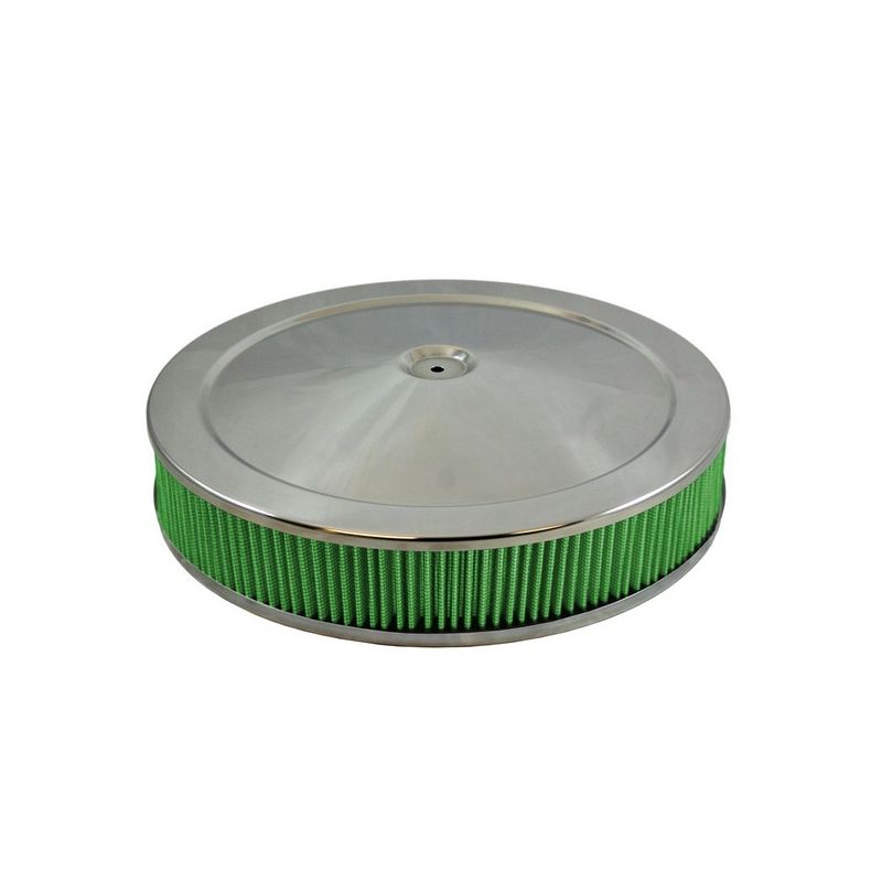 Green Filter USA 2194 Air Cleaner Assembly; 14" x 3" Flat Plate