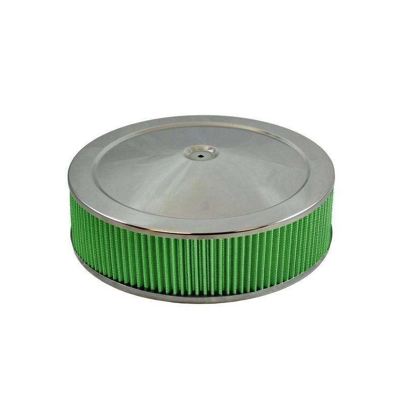 Green Filter USA 2195 Air Cleaner Assembly; 14" x 4" Flat Plate