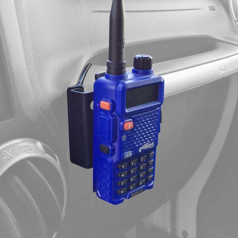 Rugged Radios JL-RH-HM Jeep JK/JKU/JL Handheld Radio Grab Bar Mount - Radio/Hand Mic Mount