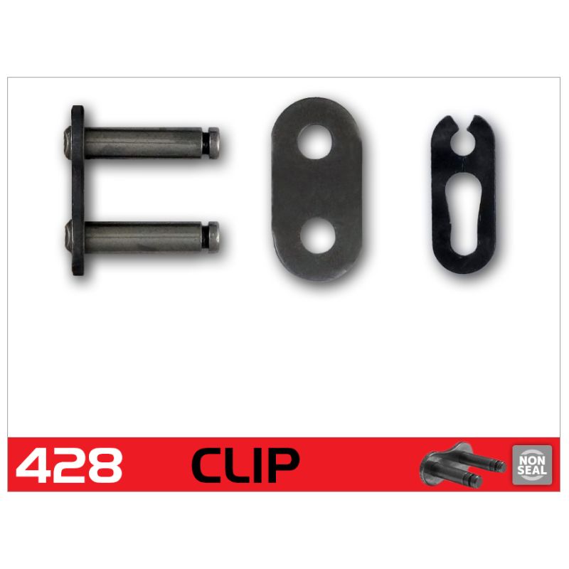 RK Chain 428-CL 428 Clip Link - Natural