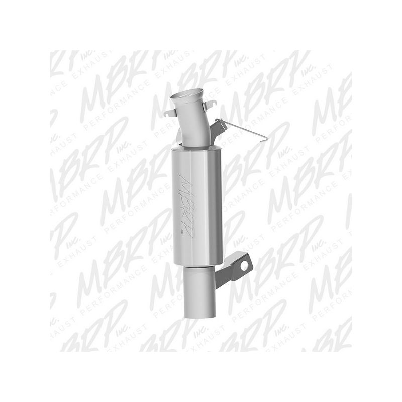 MBRP Exhaust 2280314 Race Muffler; Bolt-on Design; Packed Muffler.
