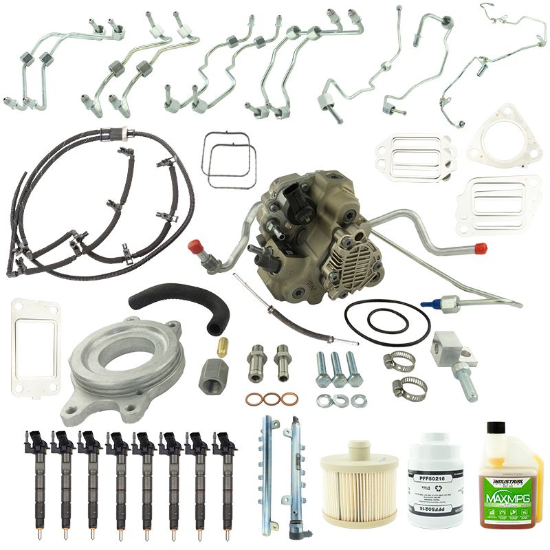Industrial Injection 4G6106 11-16 Duramax 6.6L LML Bosch Disaster Kit w/Emissions Intact CP3 Conversion Kit