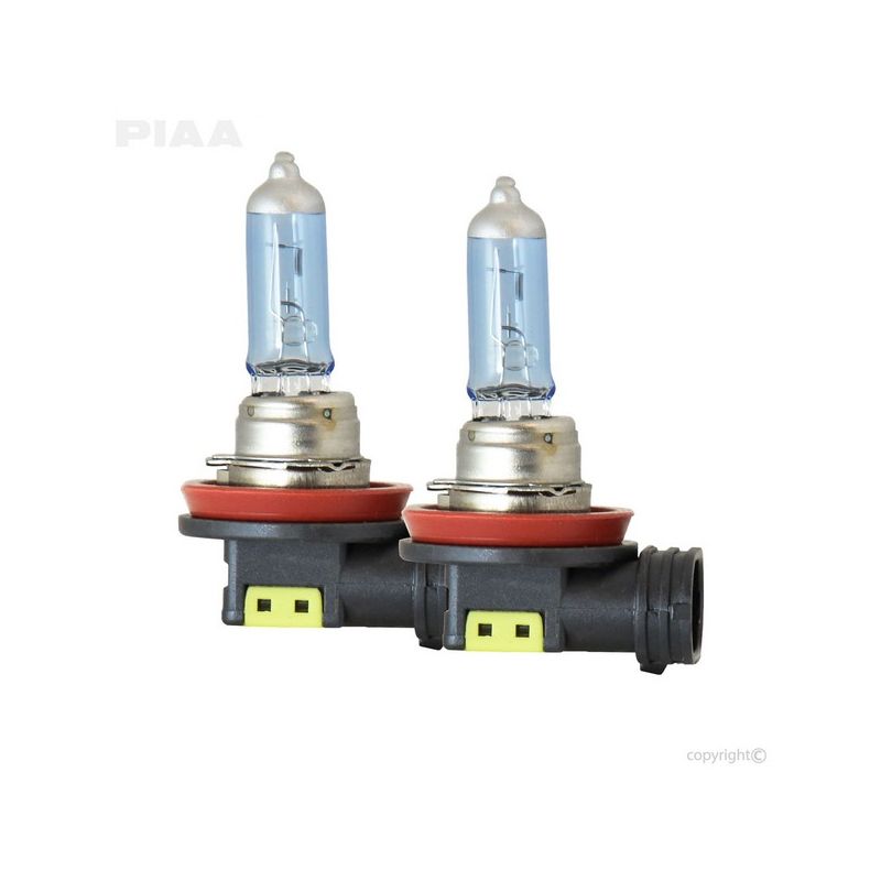 PIAA 23-10108 PIAA H8 Xtreme White Hybrid Twin Pack Halogen Bulbs