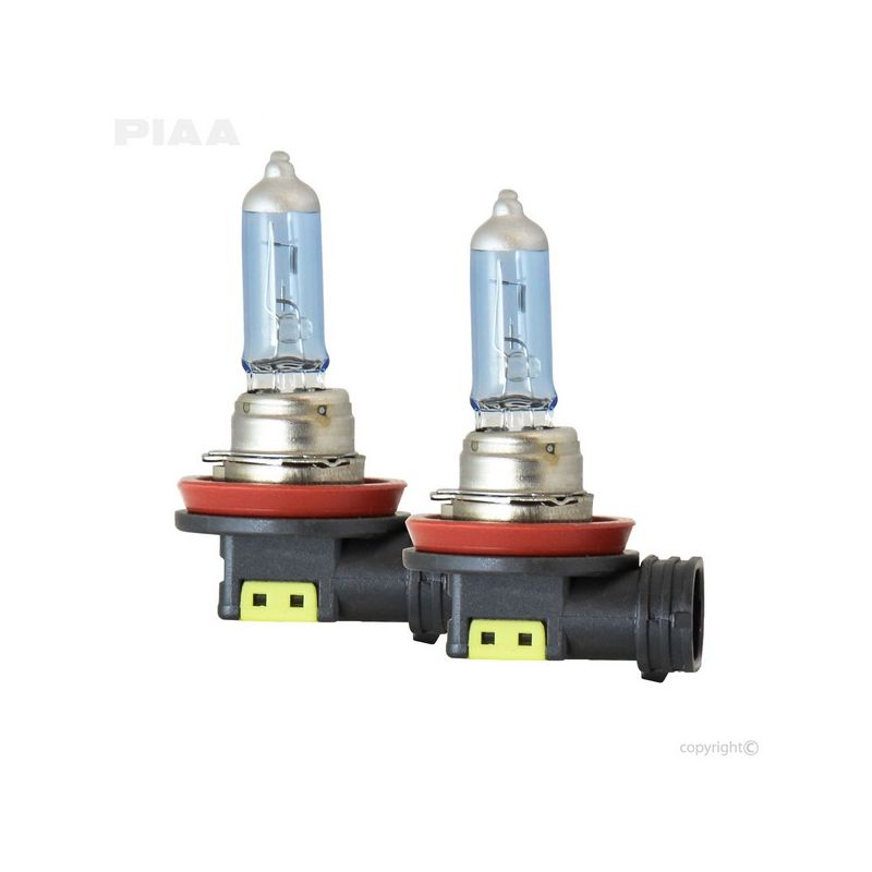 PIAA 23-10111 PIAA H11 Xtreme White Hybrid Twin Pack Halogen Bulbs