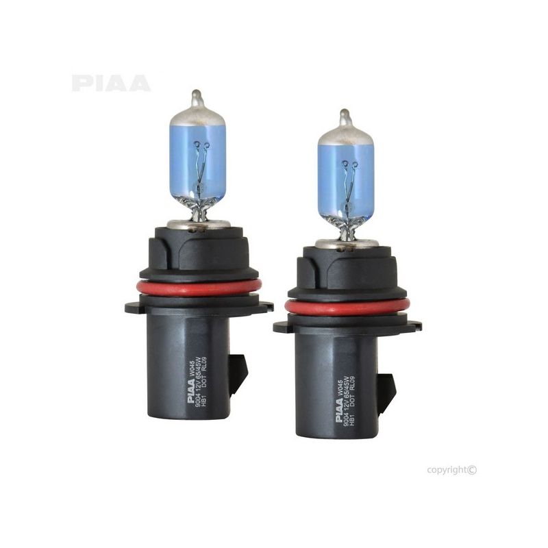PIAA 23-10194 PIAA 9004 (HB1) Xtreme White Hybrid Twin Pack Halogen Bulbs