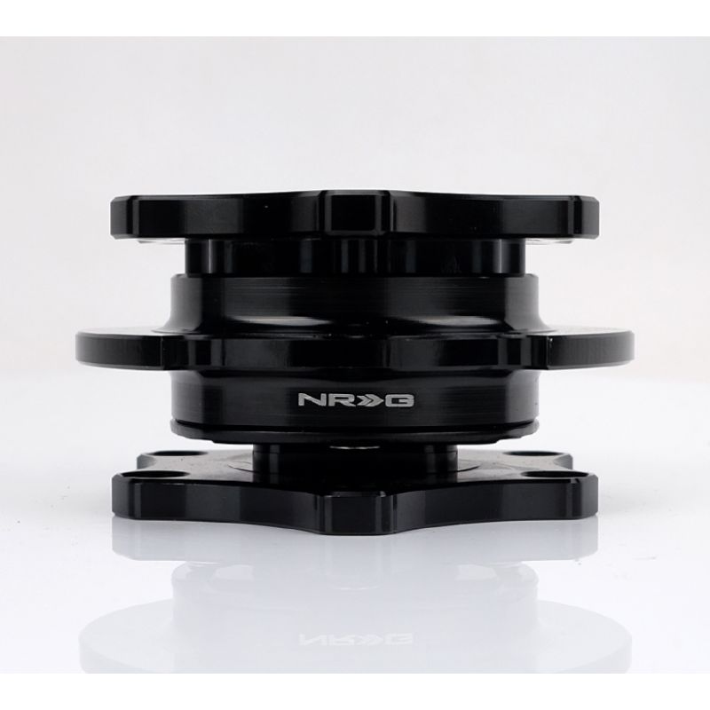 NRG Quick Release SFI SPEC 42.1 - Shiny Black Body / Shiny Black Ring