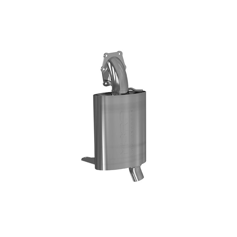 MBRP Exhaust 236T408 Trail Muffler; Bolt-on Design; Packed Muffler.