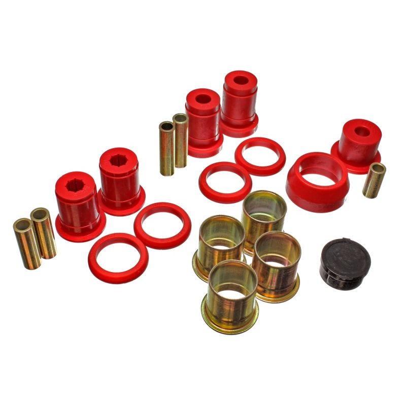 Energy Suspension 75-80 Chevy Monza Red Rear Control Arm Bushing Set w/ Thrust Washer