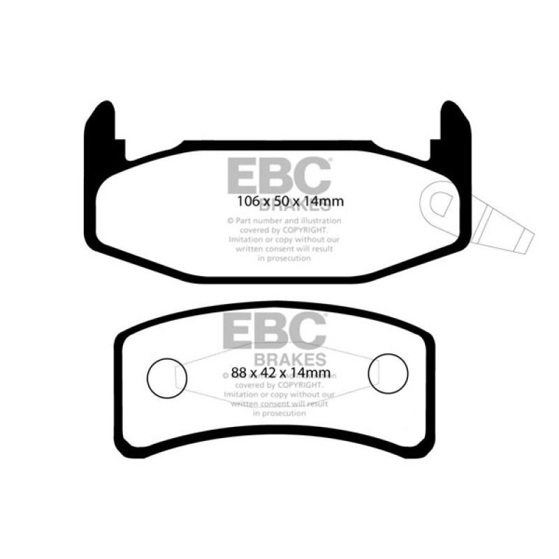 EBC UD377 88-90 Buick Regal 2.8 Ultimax2 Rear Brake Pads