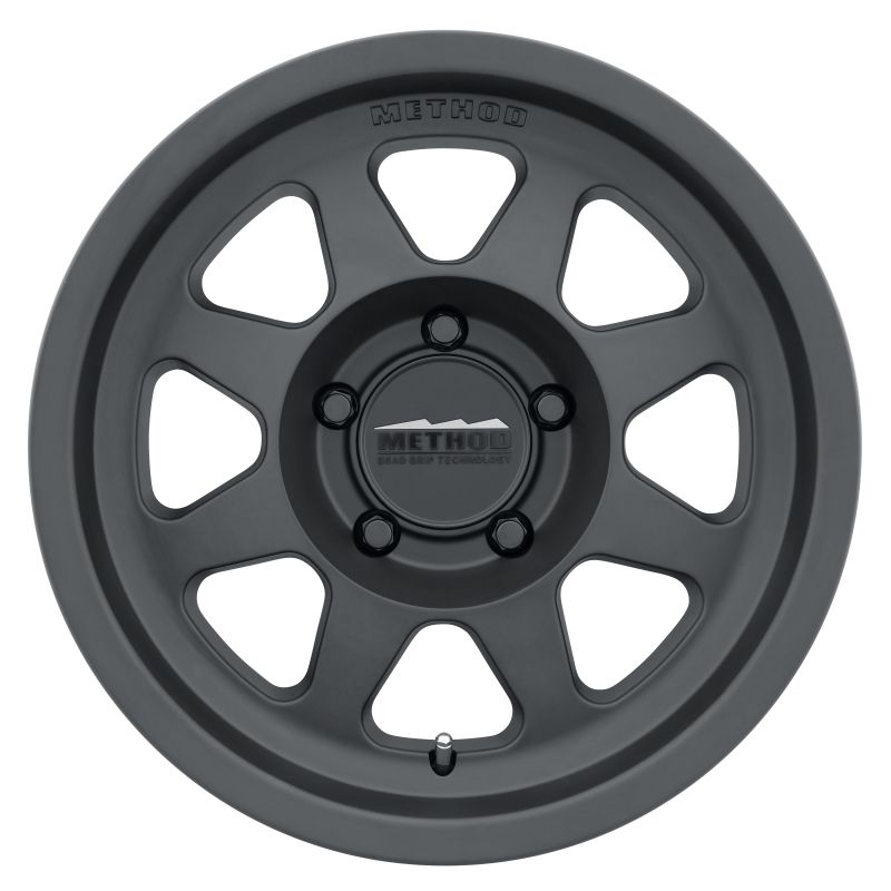 Method Wheels MR70177556550 Method MR701 17x7.5 +50mm Offset 5x160 65mm CB Matte Black Wheel