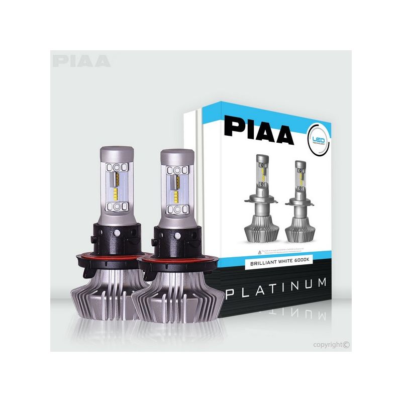 PIAA 26-17313 PIAA Platinum H13 LED Bulb Twin Pack