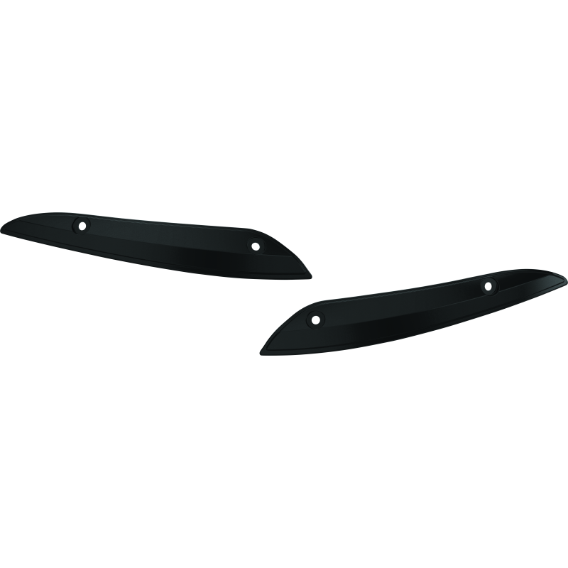 Kuryakyn 2633 Windshield Side Trims Gloss Black
