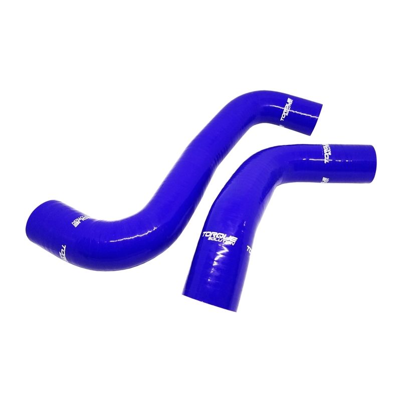 Torque Solution 08-14 Subaru WRX / 08-18 STI / 09-13 Forester XT Silicone Radiator Hose Kit - Blue