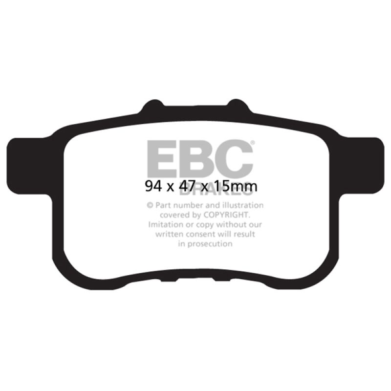 EBC UD1336 09-14 Acura TSX 2.4 Ultimax2 Rear Brake Pads