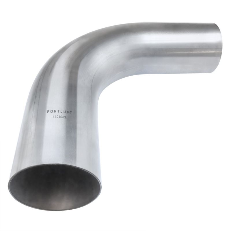 FORTLUFT 4401033 Universal Mandrel Exhaust Bend Pipe 90 Degree Stainless Steel, 3.00''/76mm