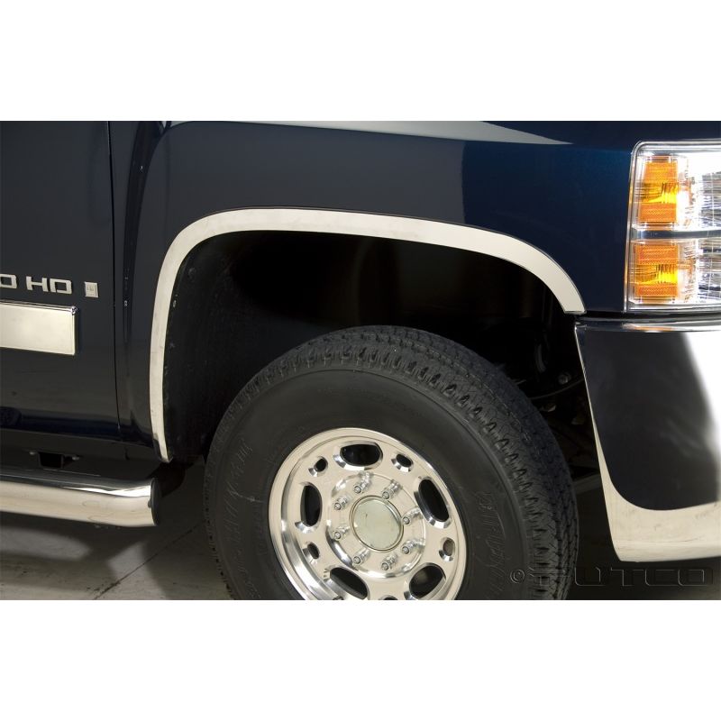 Putco 97296 15-19 Chevy Silverado HD (Does not Fit Dually) Stainless Steel Fender Trim