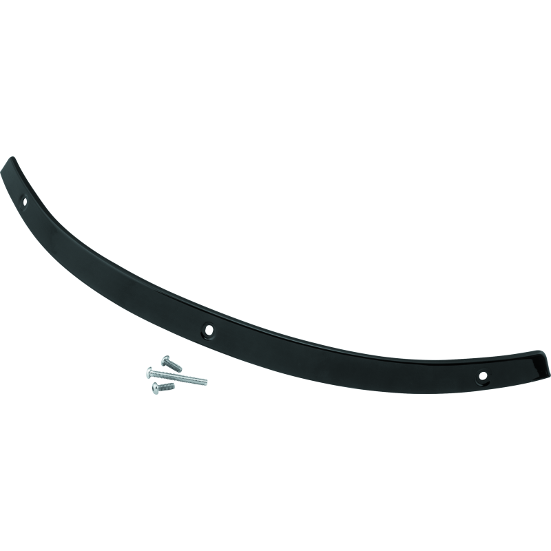 Kuryakyn 1389 Smooth Windshield Trim 14-Up Touring Gloss Black