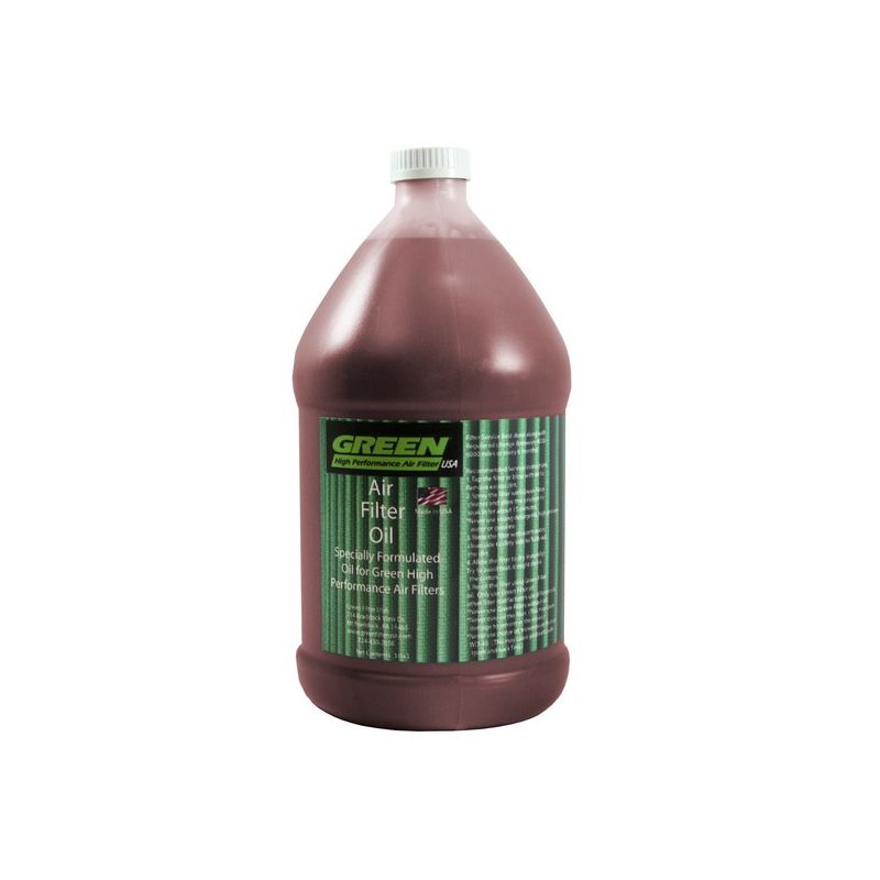 Green Filter USA 2819 Green Air Filter Synthetic Oil; 1 gallon (Red)