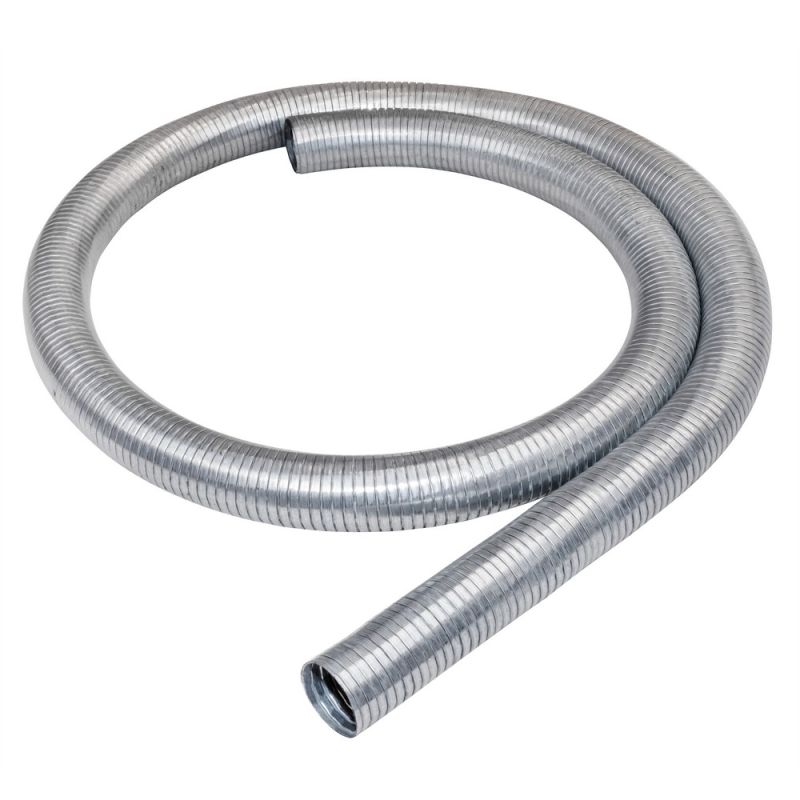 FORTLUFT 4401113 Galvanized Exhaust Flex Tube, 1.50''x72.00''/38x1830mm