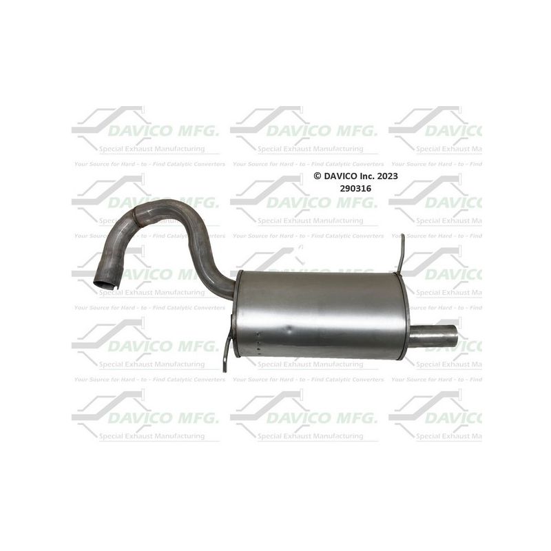 Davico Mfg 290316 Prebent exhaust pipe