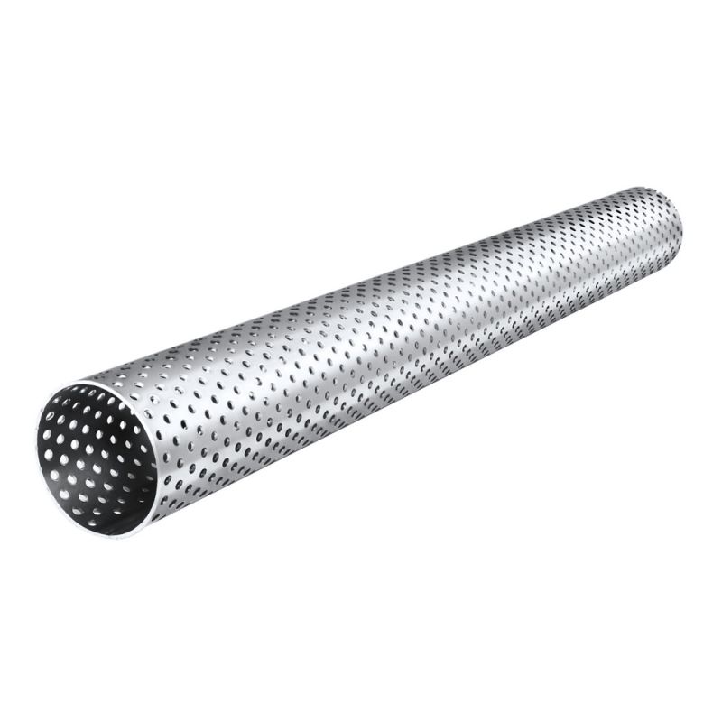 FORTLUFT 4401301 Exhaust Perforated Pipe Stainless Steel, 2.25''/57mm