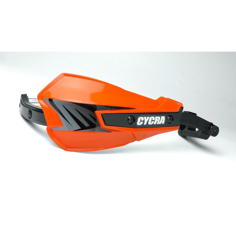 Cycra 1CYC-7801-22 Vortex Hand Guard/w Universal U-Clamps - Orange