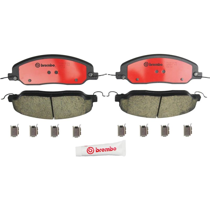 Brembo P24121N Premium NAO Ceramic OE Equivalent Pad