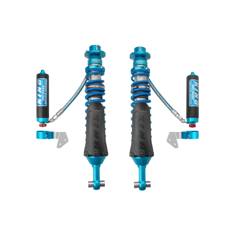 King Shocks 25001-393A 2021 Ford Bronco Rear 2.5 Dia Remote Reservoir Shock w/Adjusters (Pair)
