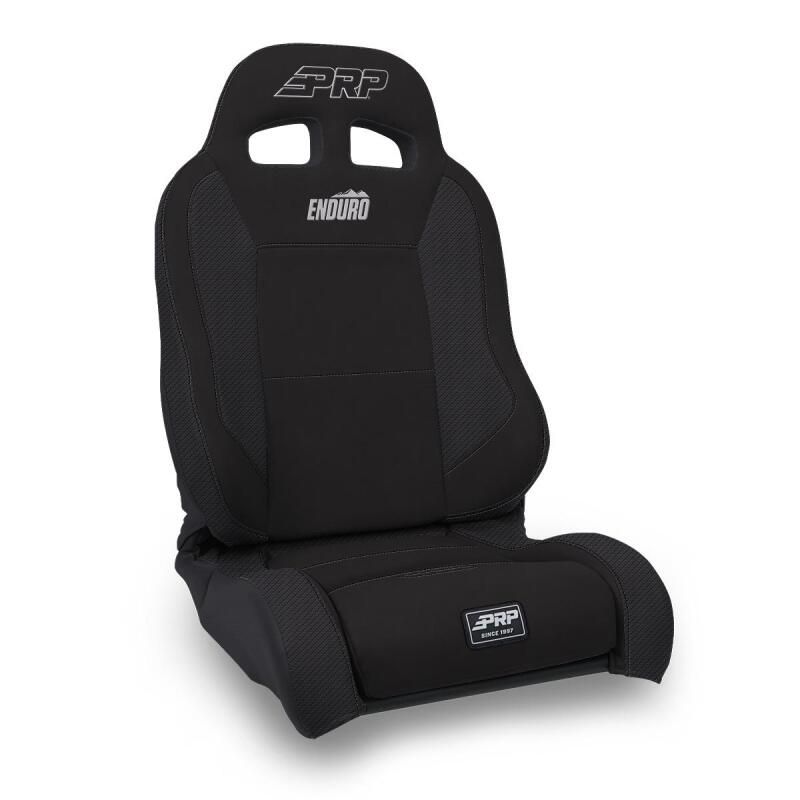 PRP Seats A8901044-241 PRP EnduroTrek Reclining Suspension Seat - Black Suede - Driver