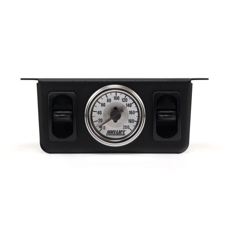Air Lift 26229 Dual Needle Gauge With Two Paddle Switches- 200 PSI