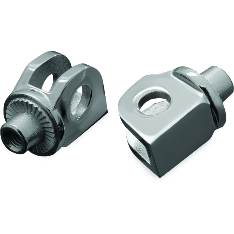 Kuryakyn 8813 Splined Peg Adapter Kawasaki Front Chrome